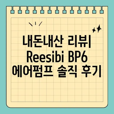 알리익스프레스 무선 전동 에어펌프 Reesibi BP6 (feat.캠핑학교) 내돈내산 리뷰| 캠핑 필수템? | 캠핑, 에어펌프, 리뷰, 캠핑용품, 알리익스프레스